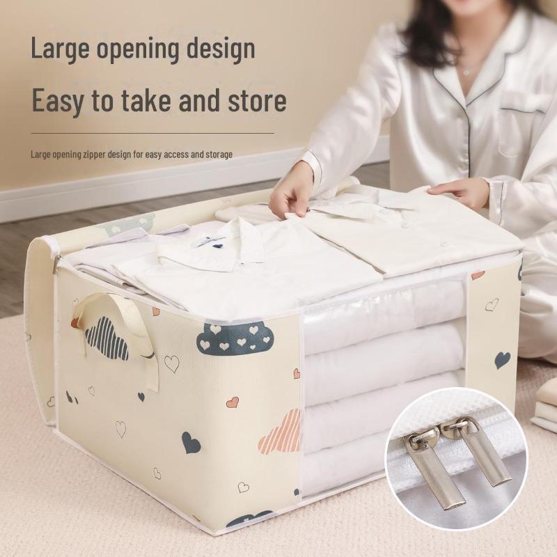 Quilt Storage Bag, Non-woven Fabric, Multi-purpose, Large Capacity, Clothes Moving Packing Bag, Organizing Bag