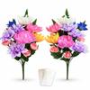 Artificial Flowers Hanako - Graves, Buddhist Altars, Offerings - Set of 2 Bundles, Approx. 40cm (401)