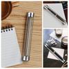 NUOLUX Cylindrical Pencil Clear Acrylic Pencil Case for Fountain Pens and Clear Round Pencil Case for Ballpoint Gift Small Item Storage Set of Pen