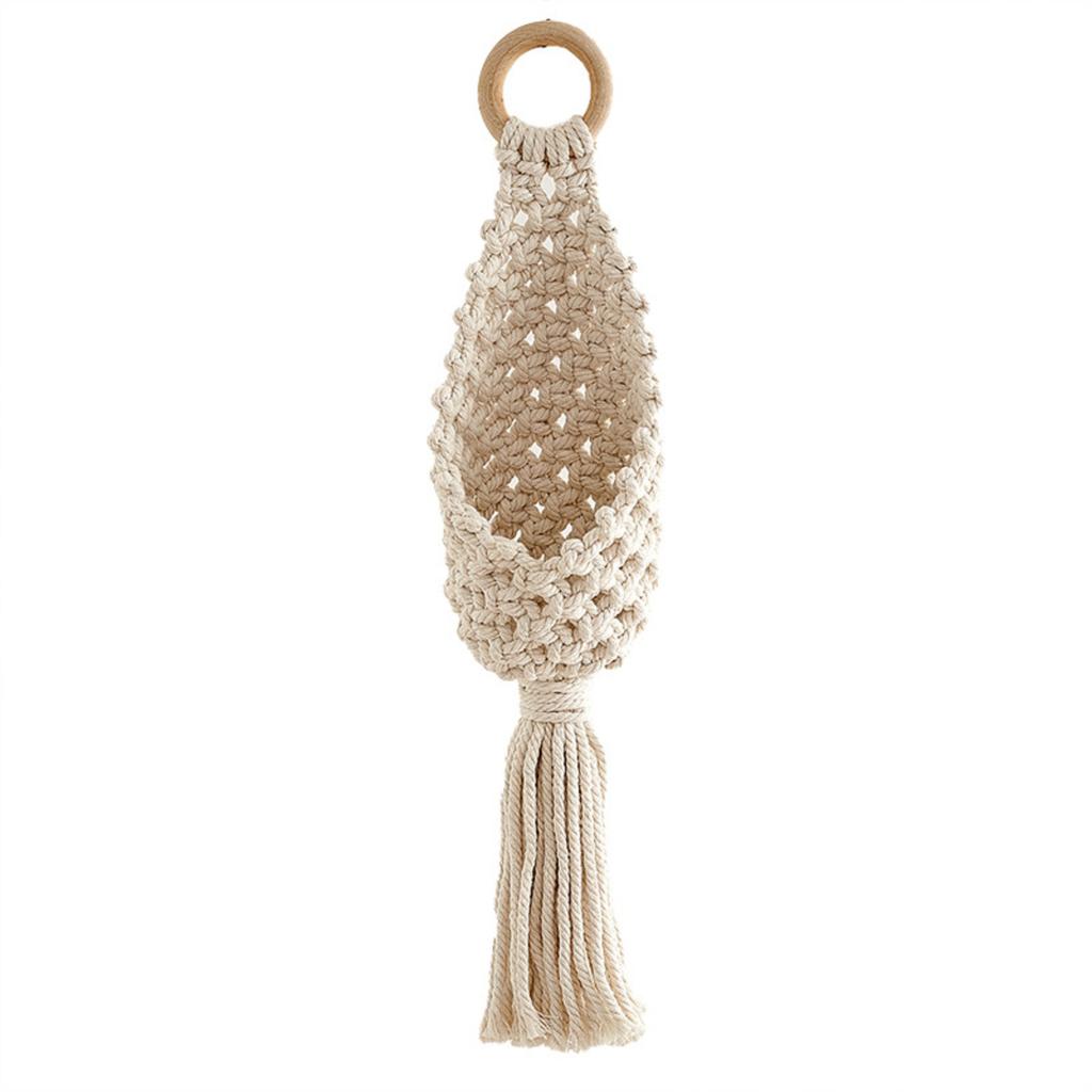 Hand-woven Hanging Basket Hanging Bag Gardening Decoration Net Bag