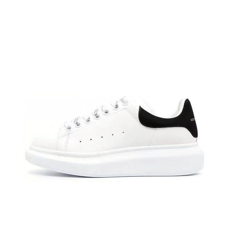 Trendy Platform Shoes: Thick Soles, Height Boosting, Comfy & Versatile Retro White Sneakers for Campus & Couples