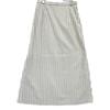 AURALEE A9Stainless Steel03TS Washed Finx Twill Stripe Long Skirt skirt 1 whiteUsed
