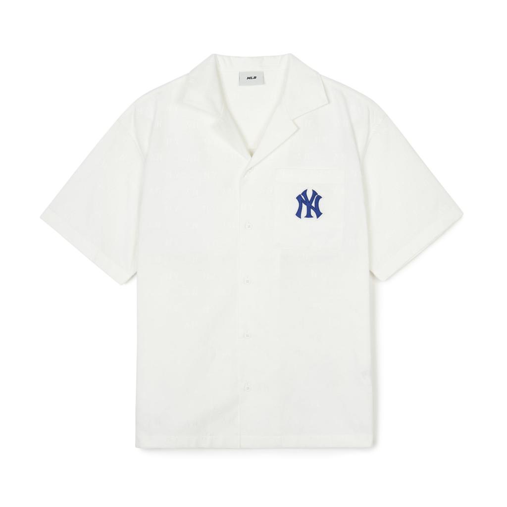 New MLB New York Yankees Shirt Unisex White 3AWSM0343-50WHS