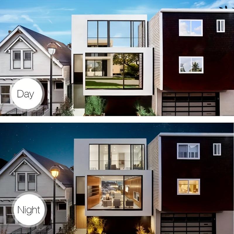 1 Rull Slitesterkt Plastmateriale Personvern Solbeskyttelse Vindusfilm Enveisvisning Anti-Varmeisolasjonsklistremerke for Kontor Statisk Feste Montering