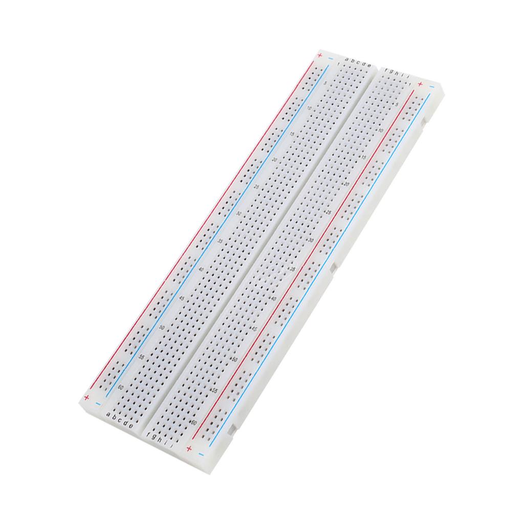 10Pcs Solderless Breadboard ABS 5.6x16.5x0.85cm 830 Points for Experiment Testing