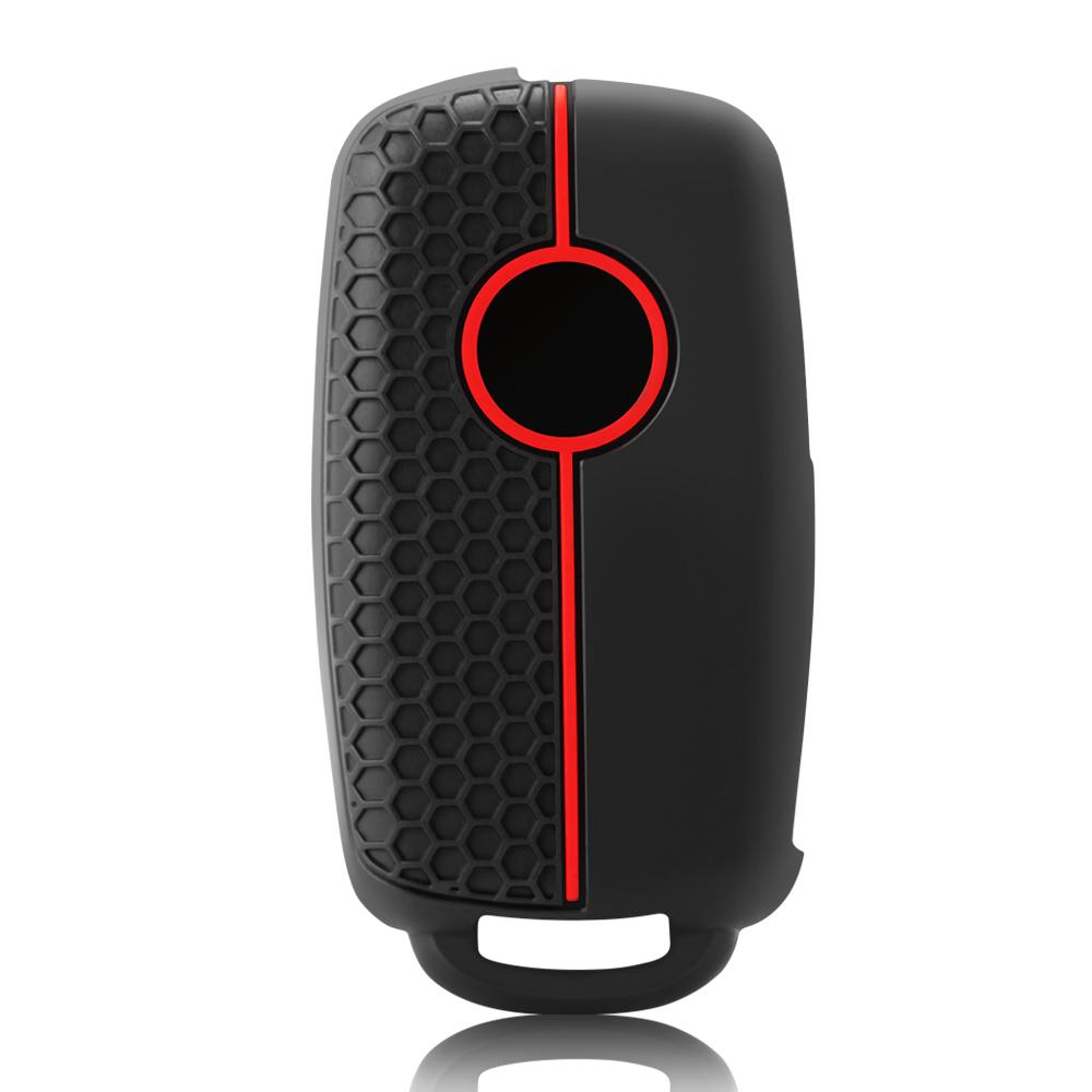 Autoschlüsselabdeckung Silikonhülle für Volkswagen VW Polo Golf Passat Tiguan Käfer Caddy T5 Up Eos Skoda Octavia Seat Leon Altea
