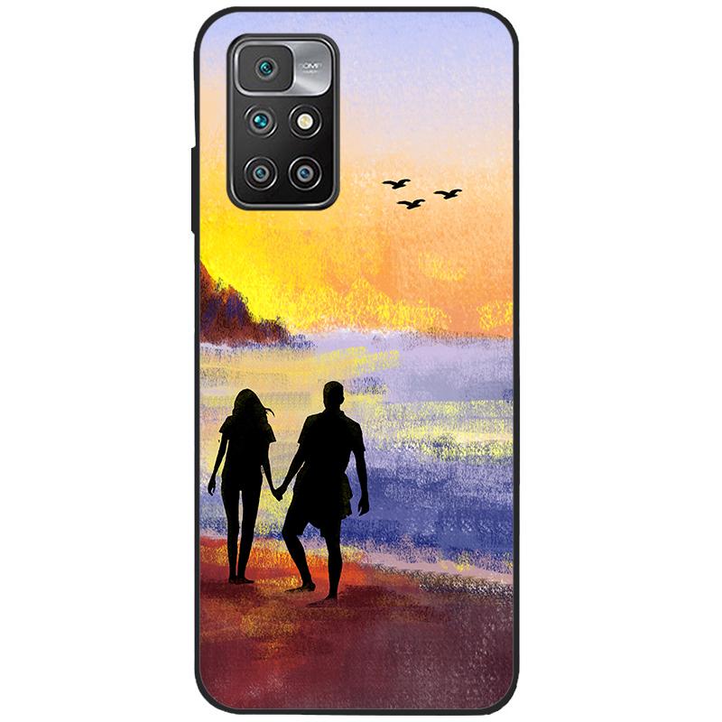 For Xiaomi Redmi 10 Case Silicone Soft TPU Back Cover For Xiaomi Redmi 10 Redmi10 Phone Cases Cute Painted Cover Shockproof Capa