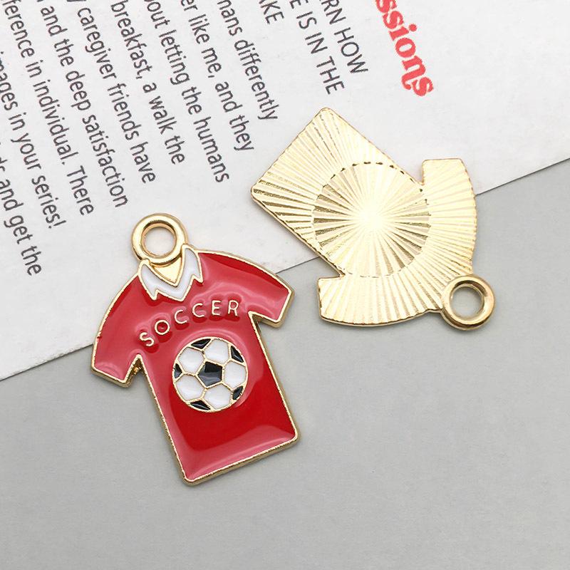 Korean Style Soccer World Cup Jersey Keychain & DIY Bracelet Pendant