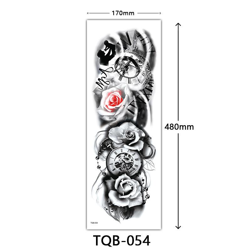 Full Arm Tattoo Sticker Full Arm, Full Arm Big Picture Tattoo Sticker, Flower Arm Tattoo Sticker Tattoo