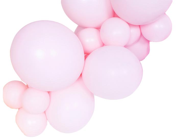 Balloons 12 Inches Pastel Soft Pink 100 Pcs. 1 Pack