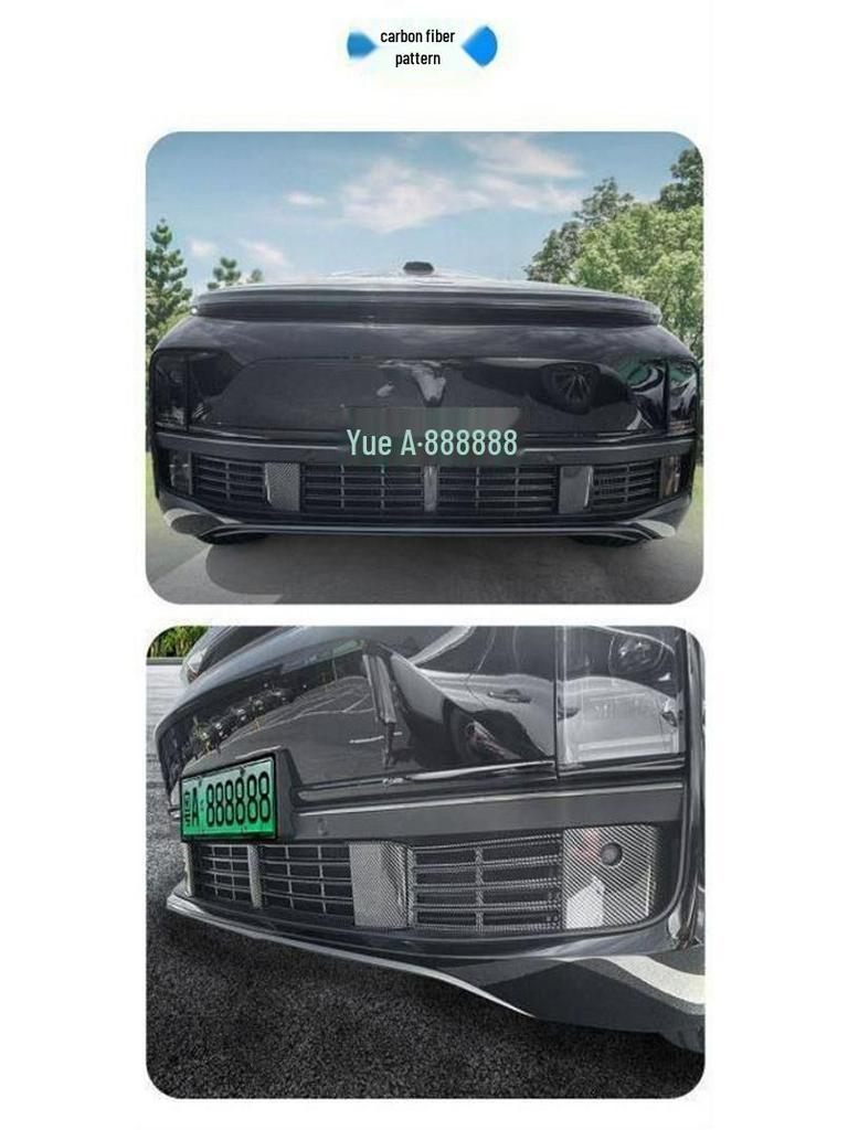 Custom Buckle Black Front Grille and Radiator Insect Protection Net for MEGAL6L7L8L9