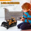 Huina1:Bulldozer télécommandé 16 1554 11 canaux, véhicule électrique robuste pour enfants, jouet, cadeaux pour enfants