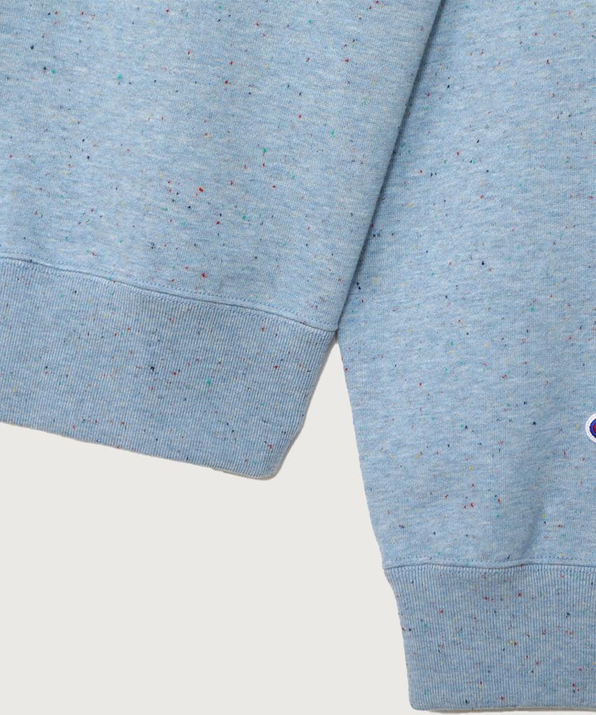 Champion Women'S Heart Logo Loose Fit Sweatshirt Light Blue