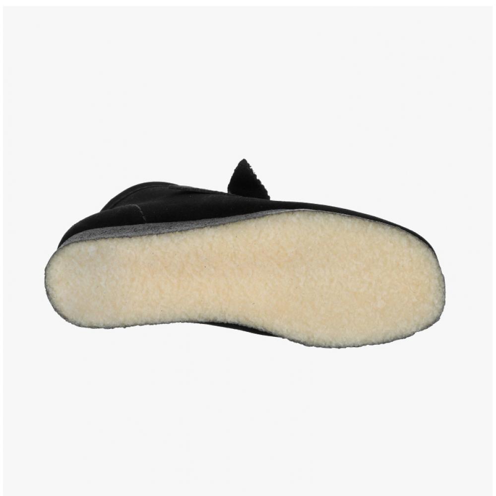 Clarks 26155521 Wallabee Black Suede Boots