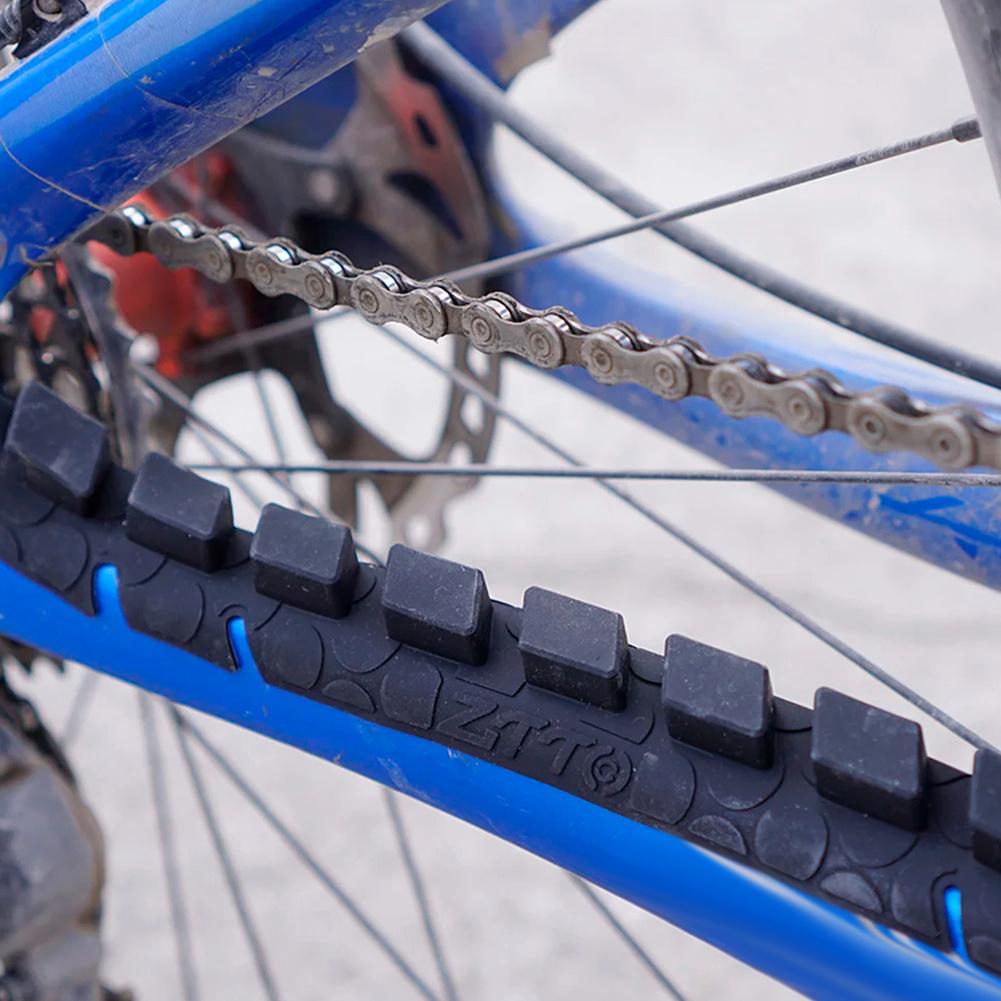 Silicone Bicycle Chainstay Protector Pad Chain Protection Sticker Anti Scratch Protector for Mountain Bike MTB Road Bike