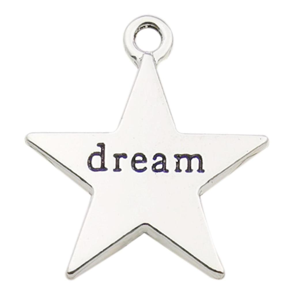 Retro Alloy Star Moon DIY Necklace & Earring Charms