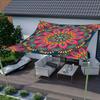 1 buc. Baldachin Bohemian Mandala pentru Camping, Protecție Solară, Poliester Ușor, Cort de Plajă, Umbrelă pentru Grădină/Picnic