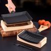 ZISIZ Cast Iron BBQ Shovel Grill Pan