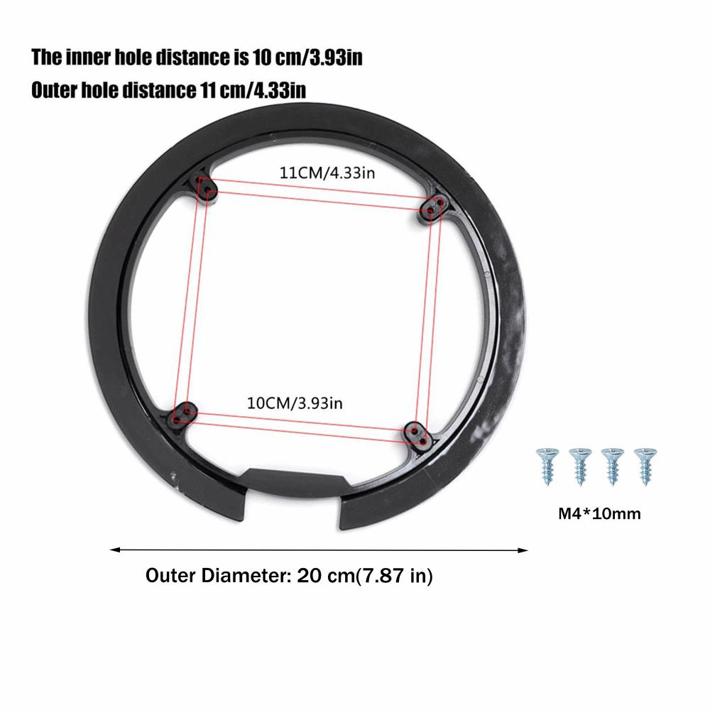 With 4 Screws Bicycle Sprocket Guard Lightweight Bike Crankset Protector Outdoor Cycling