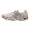 Gel-Flux 4 Comfortable Sports Fabric Synthetic Leather Durable Low-Top Running Shoes Women Sneaker Beige Gold 1012A523-252