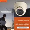 Fake Semicircular Surveillance Camera with Light for Anti-theft Monitoring