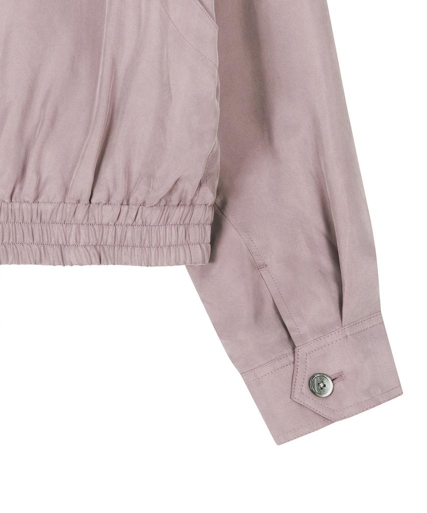 Noirer Fluid Swing Top Jacket (Ash Pink)