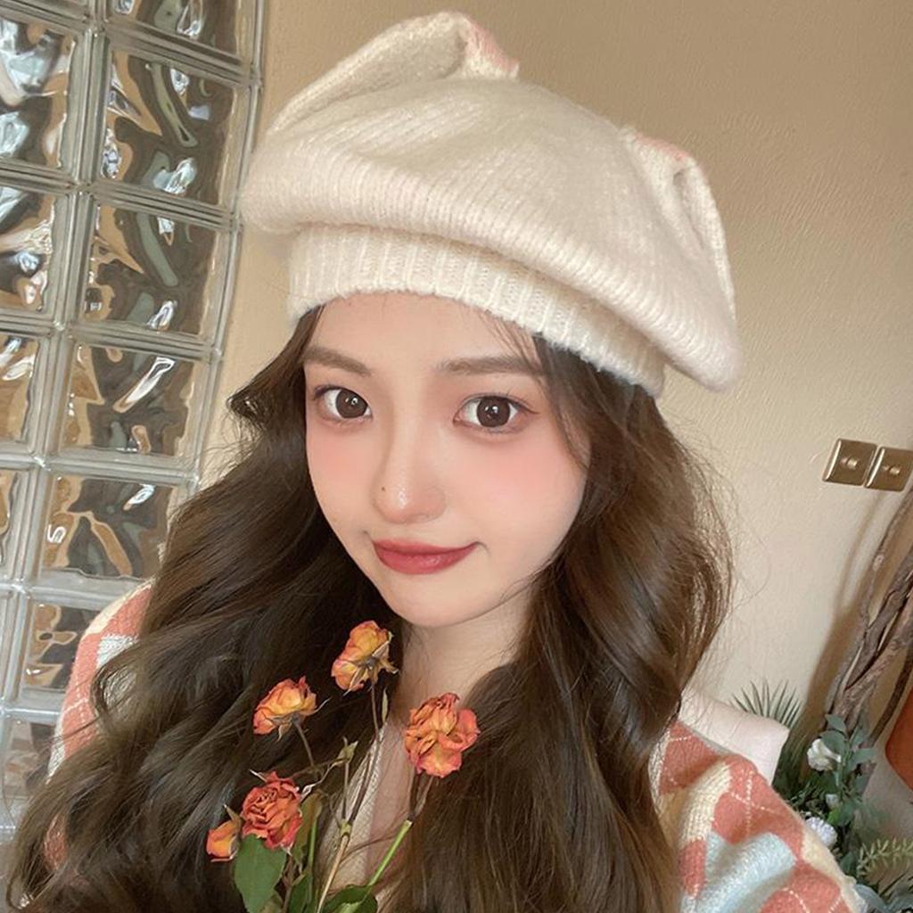 Buy Cute Rabbit Ears Beret Painter Hat 