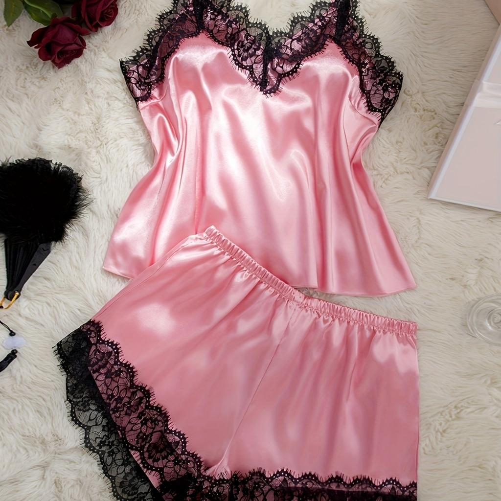 Plussstørrelse Dame Loungewear Sett - Komfortabel Sexy Pyjamas For Hjemmebruk