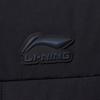Li Ning Basic Solid Color Stand Collar Short Sleeve Down Jacket Men Outerwear Black AYMS227-3