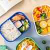Kids Bento Box 4 scomparti a prova di perdite BPA Free contenitore portatile per il pranzo per bambini ragazzi ragazze