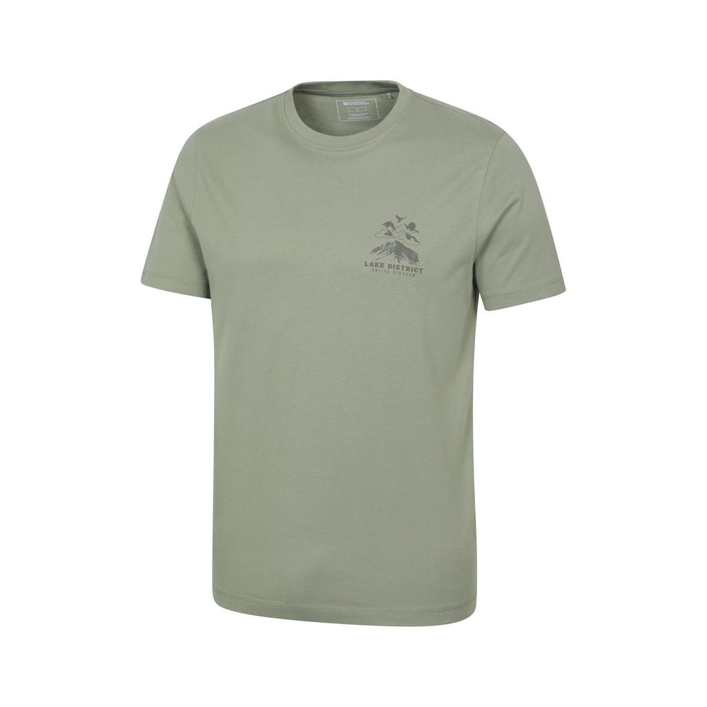 Mountain Warehouse Men's Lake District Back Print Short-Sleeved T-Shirt