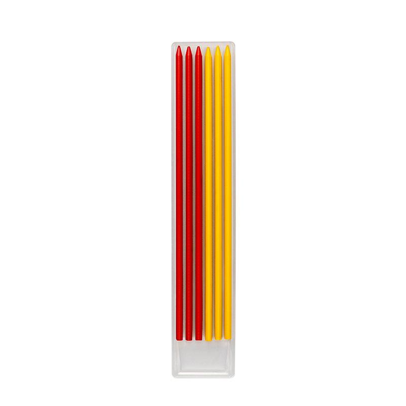 Professional Woodworking Pencil with Movable Graphite Lead Refills for Precision Marking and Drawing