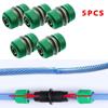 5-teiliges Schlauchverbinder Schnellkupplungs-Kit Verbinder Reparatur Bewässerungszubehör Wasserrohr Verlängerungsverbinder Garten Tropfbewässerung