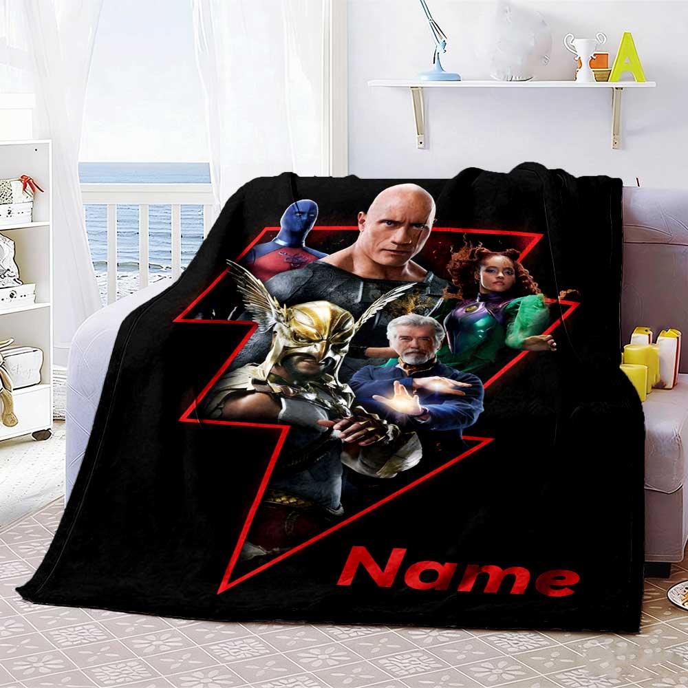 Warner Bros. Works (53) Customize Text Blanket Gift Customizable Blanket Durable Comfort for Office Chair Sofa Bedding Picnics Ideal for All Seasons