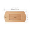 50Pcs Kraft Paper Pillow Box With Clear Window Candy Packaging Box For Birthday Parties Baby Showers And Wedding Party