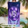 Beach Towel Austria Wien FC Print Custom Name Text Soft Towel for Swimming Pool