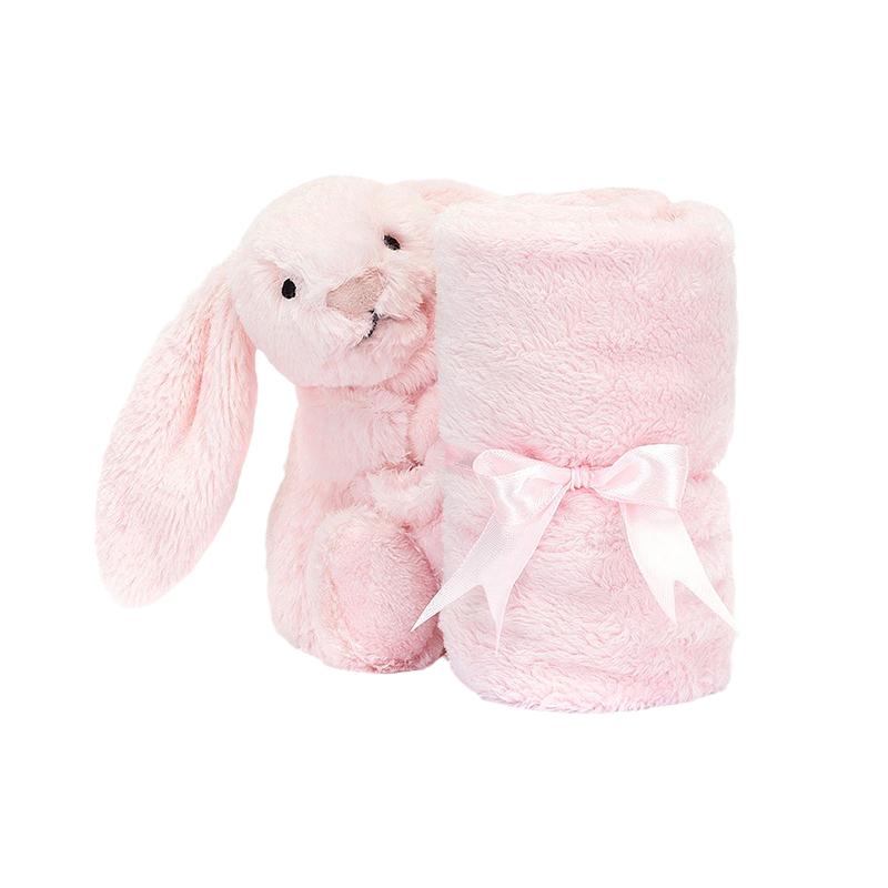 

JELLYCAT Shy Series Bonnie Rabbit Pink Comfort Towel Doll Plush Towel 34cm Width 34cm Height