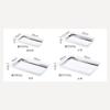 Nordic Light Luxury Electroplating Silver Ceramic Tray Rectangular Storage Tray Jewelry Tray Home Living Room Decoration Modern