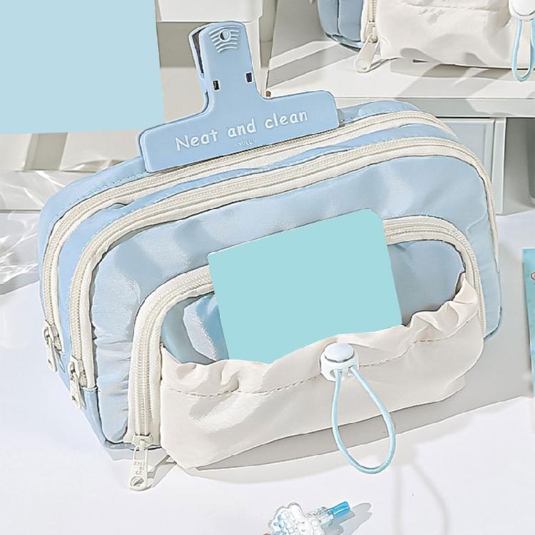 Astuccio Grande Borsa Portapenne ad Alta Capacità Organizer Portapenne Portatile Borsa Contenitore Buste per Trucco da Viaggio per Studente Adolescente