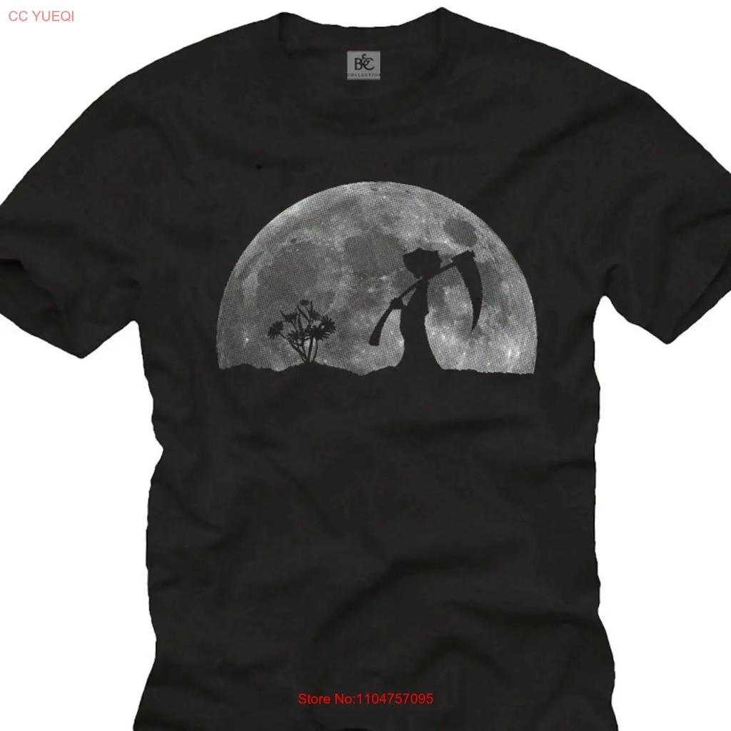 Funny T Shirt For Unisex With Death In The Garden Print Black White Size S Xxxxxl Vintage Stylish Graphic Slightly Fashion