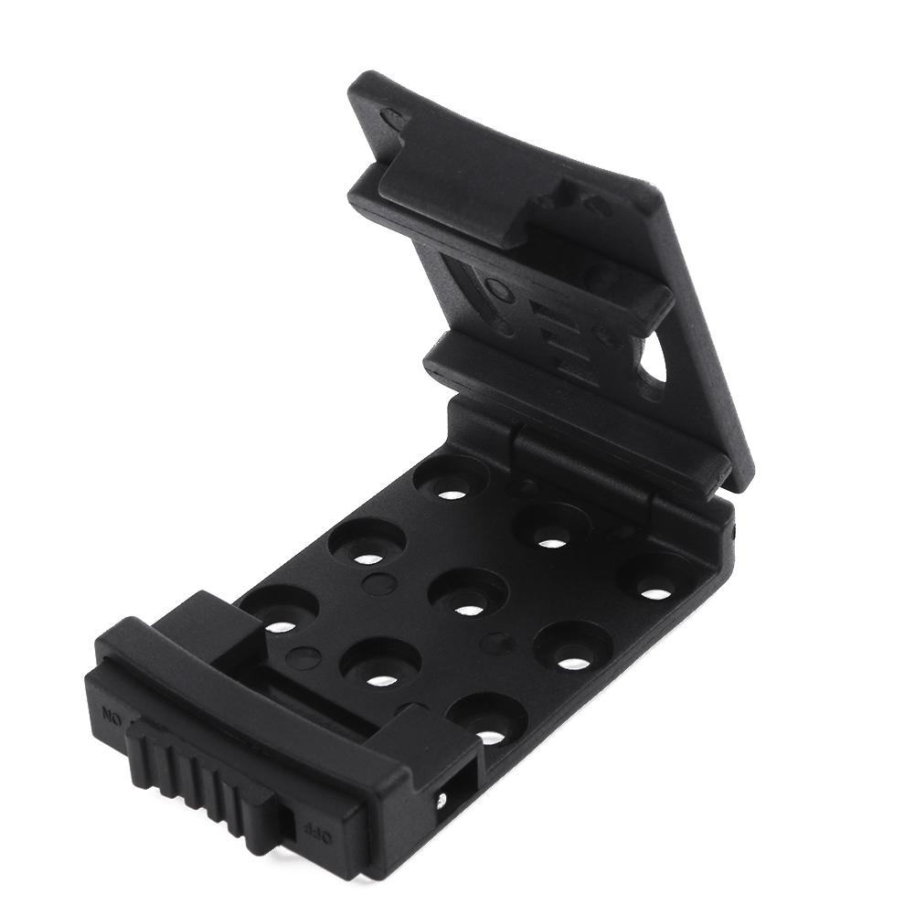 Multi-functional K Sheath Clip Belt Scabbard Kit Molle K Sheath Waist Clip Attach Knife Flashlight Metal Buckle EDC Outdoor Tool