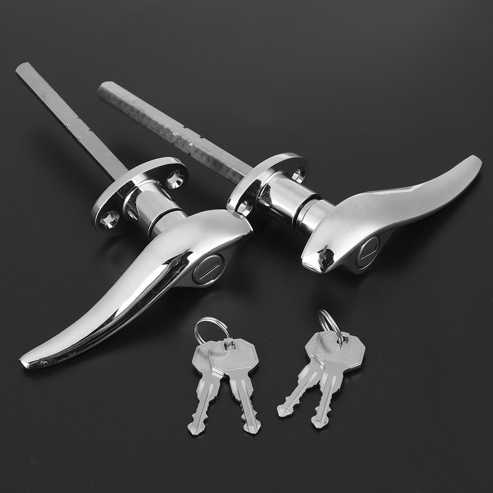 Paslanmaz Çelik Araba Dış Kilitlenebilir Kapı Kolları Ford 3 Pencere Coupe 19321934 için Uygundur