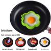Cartoon Heart-Shaped Silicone Egg Frying Pan Ring with Handle - Nonstick Pancake Mold Cooking Tool