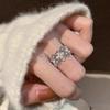 Exquisite Vintage Lace Floral Open Ring - Women's Trendy Court Style Jewelry