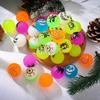 10Pcs Halloween Luminous Bouncy Ball Pumpkin Witch Rubber Ball Toys for Kids Birthday Party Favos Halloween Party Decoration