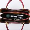 Women's Handbag New Fashionable and Simple Middle-aged Mother Bag, Large Capacity Multi Compartment Soft Leather Commuting Bag