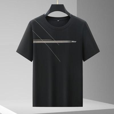 Men's Plus Size Round Neck Short Sleeve T-Shirt