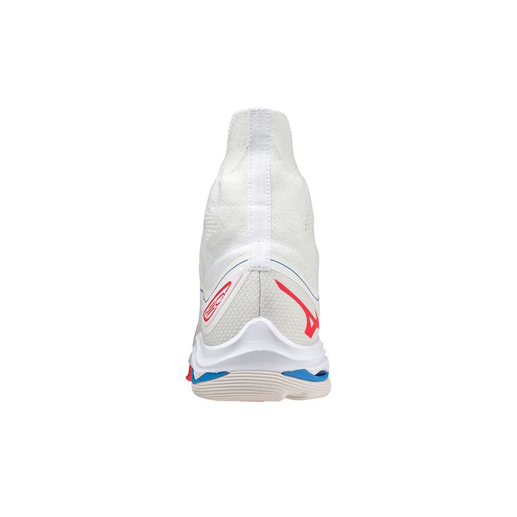 Mizuno Wave Lightning Neo Breathable Lightweight Durable Volleyball Shoes Unisex Shoes White Red V1GA200225