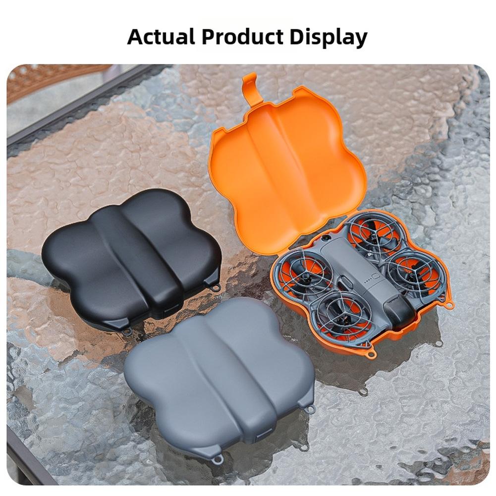 Portable Shockproof Storage Case For DJI NEO 2 Battery Dustproof PC Protection Box Black Compact Travel Organizer Gray