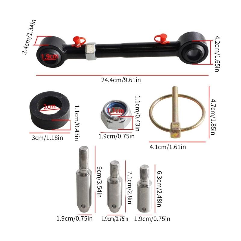 Adjustable Front Sway Bar Links Fit for JK 1998-2006 / 17-18 Quicker Disconnect System with 2.5"-6" Lifts
